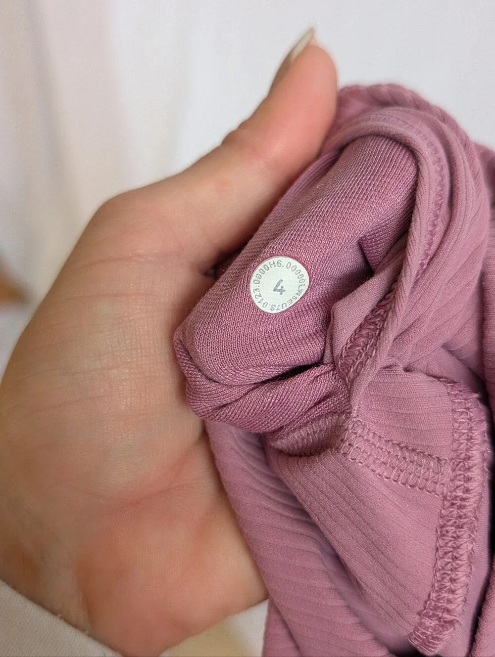 lululemon athletica Ribbed High-Rise Leggings - Dusty Rose